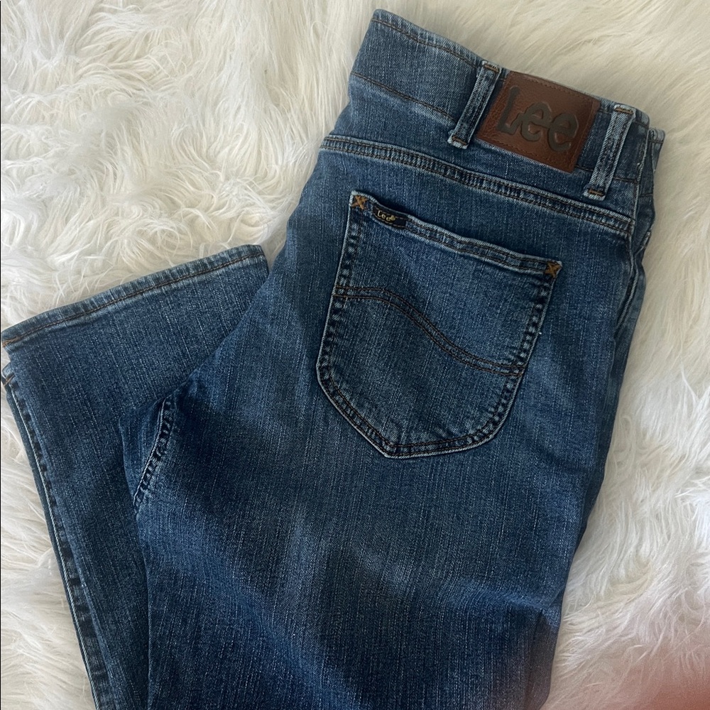 Lee Dark Blue Denim Jeans